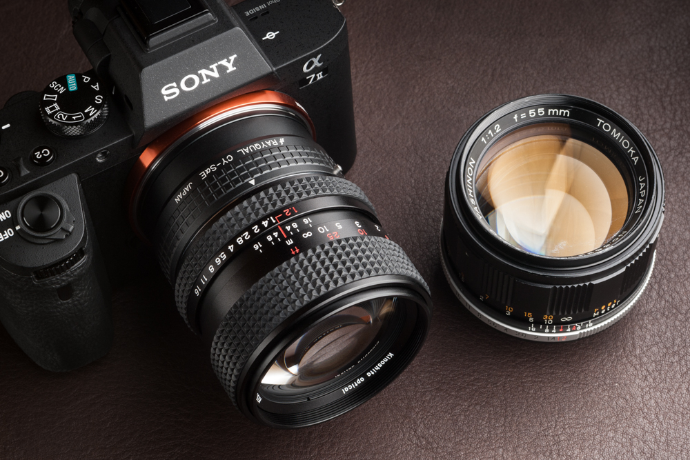 KISTAR 55mm F1.2 + Rayqual contax-Sony E